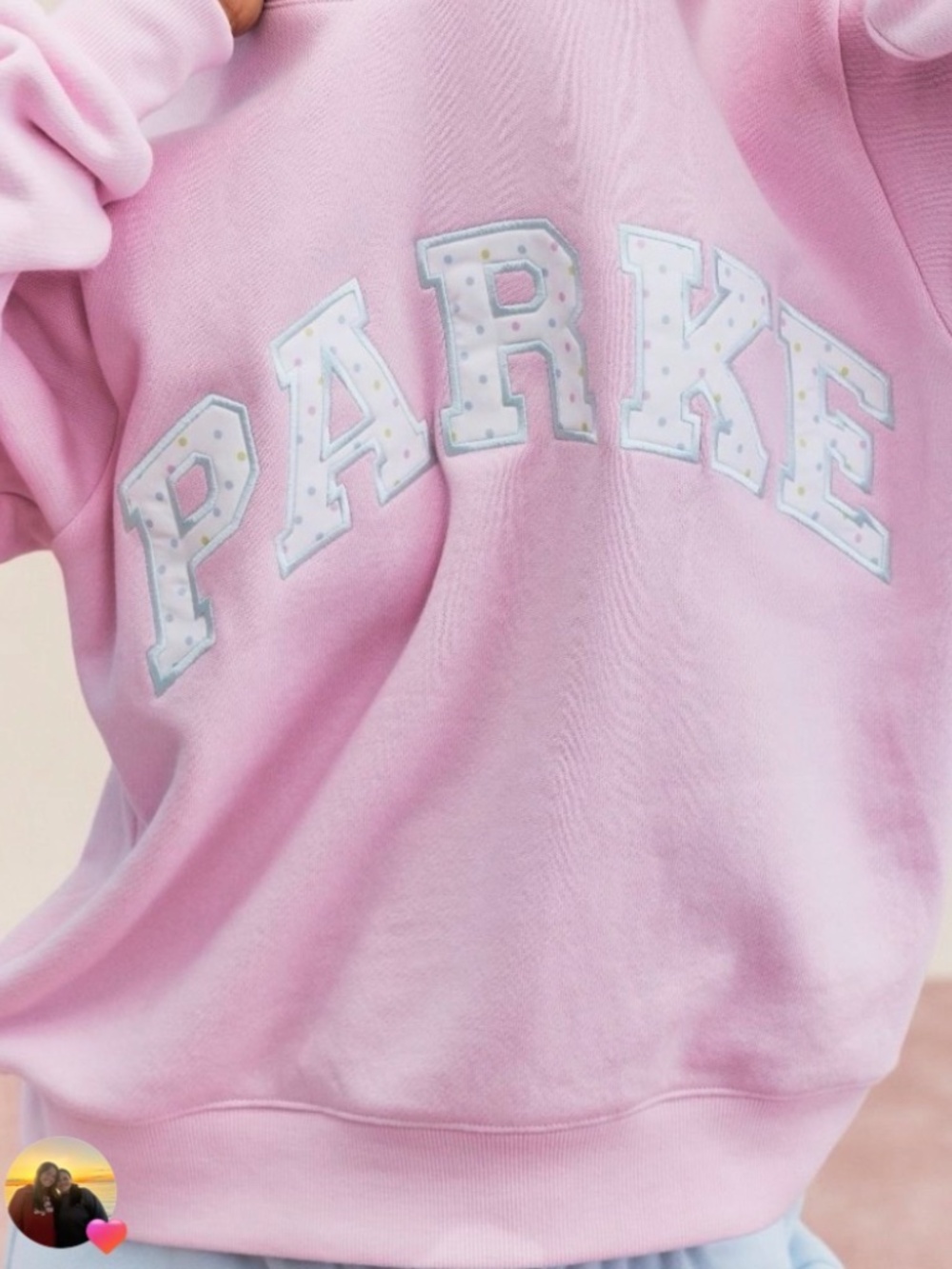 Parke birthday cake varsity mockneck - Picture 2 of 2
